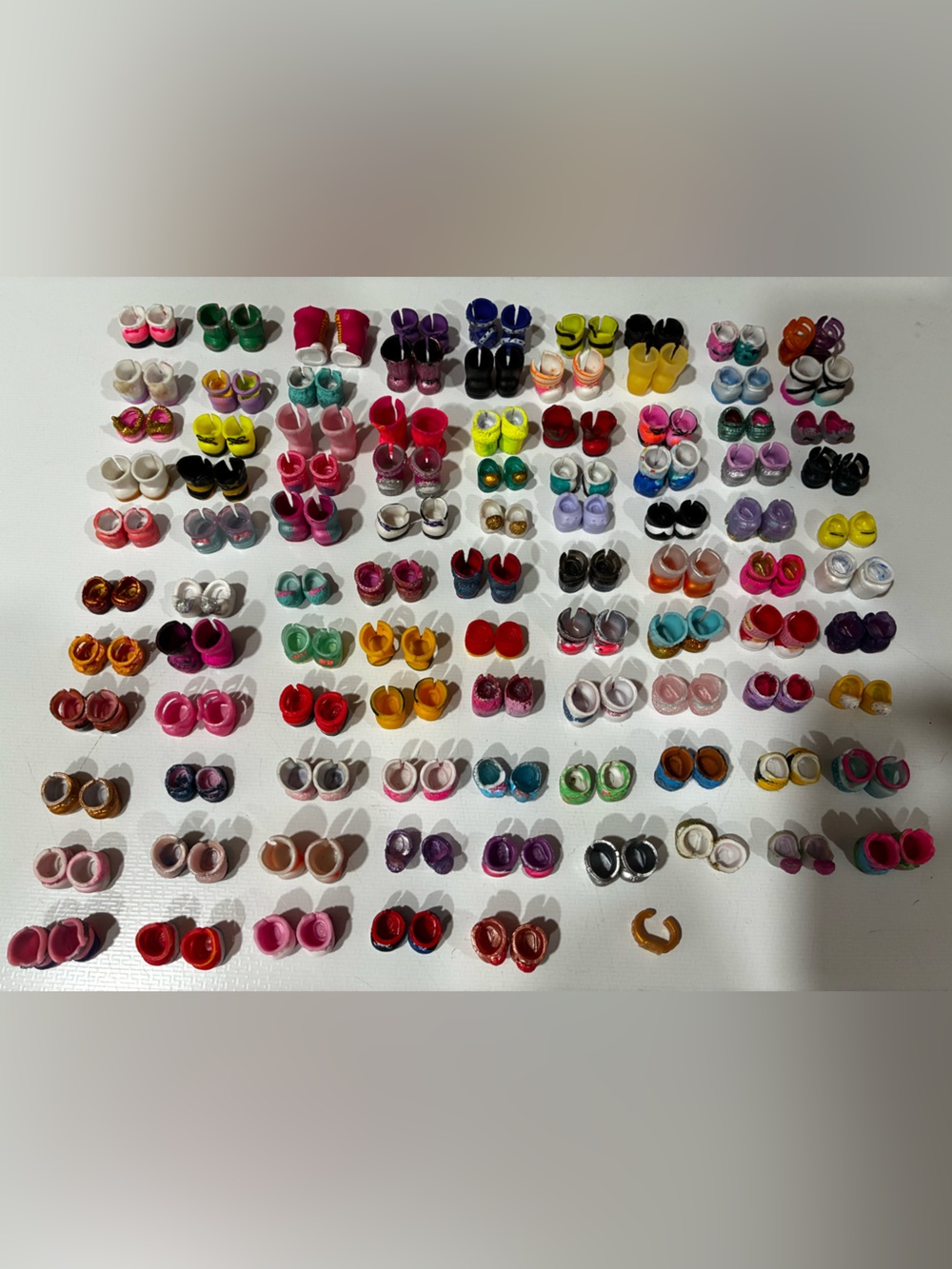 95 Pairs of LOL Doll Shoes